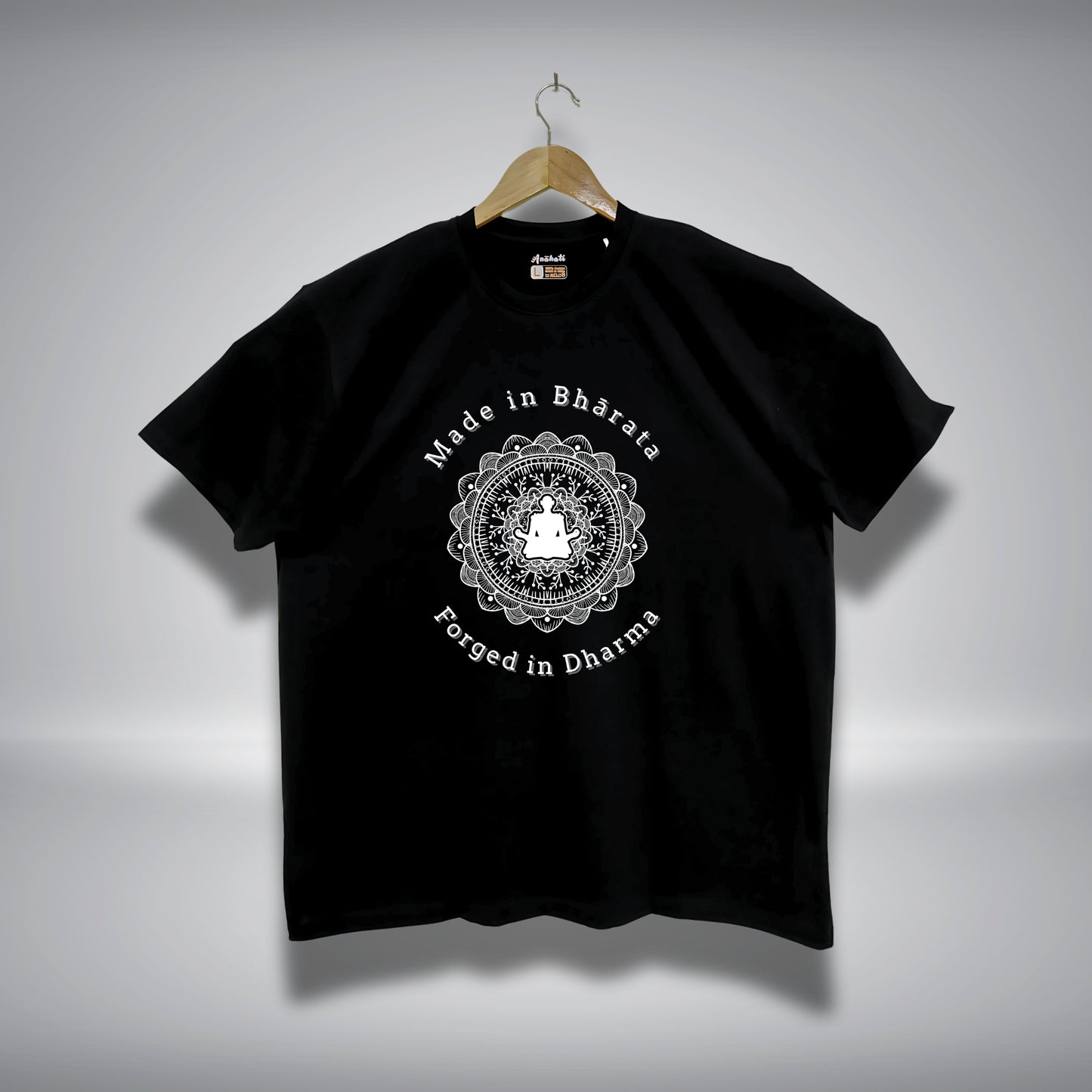 MADE IN BHARATA - Oversized | Premium Cotton T-Shirt | Unisex | Round Neck | Bio-Washed and Silicon-washed