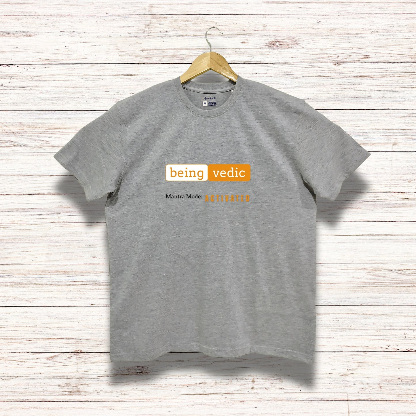 BEING VEDIC - Oversized | Premium Cotton T-Shirt | Unisex | Round Neck | Bio-Washed and Silicon-washed