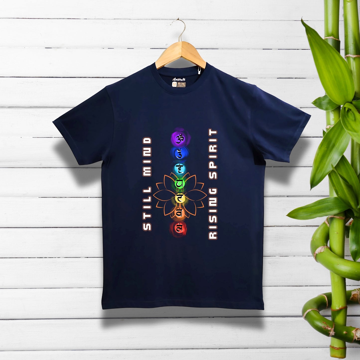 STILL MIND - Regular Fit | Premium Cotton T-Shirt | Unisex | Round Neck | Bio-Washed and Silicon-washed