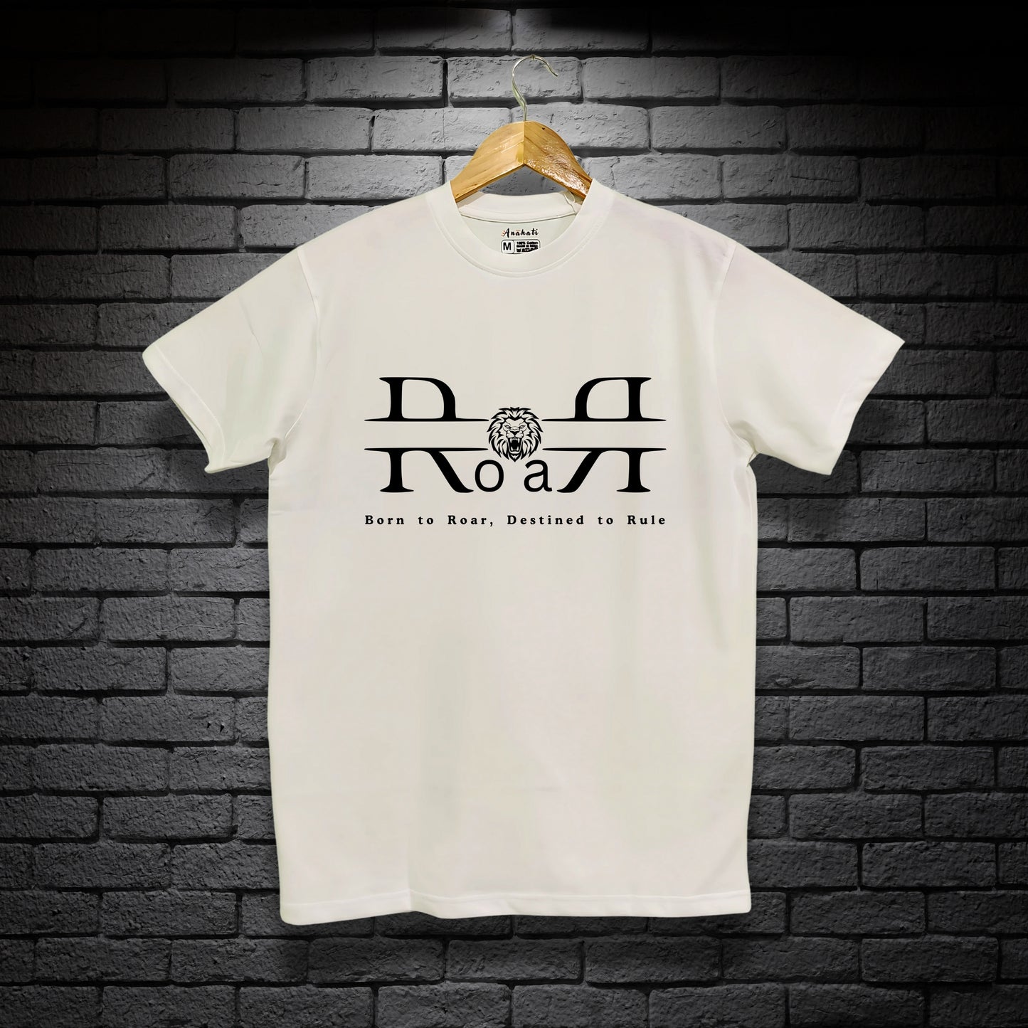 ROAR - Regular Fit | Premium Cotton T-Shirt | Unisex | Round Neck | Bio-Washed and Silicon-washed
