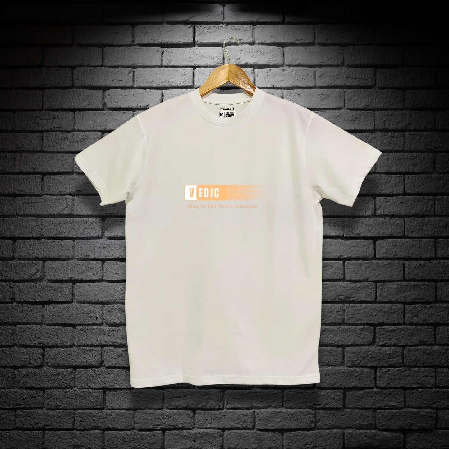 VEDIC LIFESTYLE - Regular Fit | Premium Cotton T-Shirt | Unisex | Round Neck | Bio-Washed and Silicon-washed