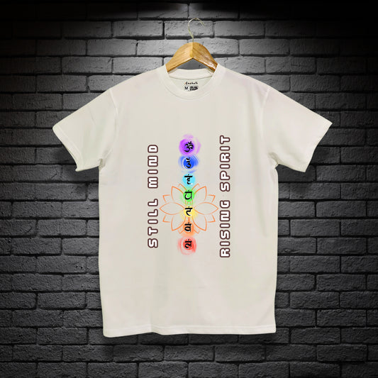 STILL MIND - Regular Fit | Premium Cotton T-Shirt | Unisex | Round Neck | Bio-Washed and Silicon-washed