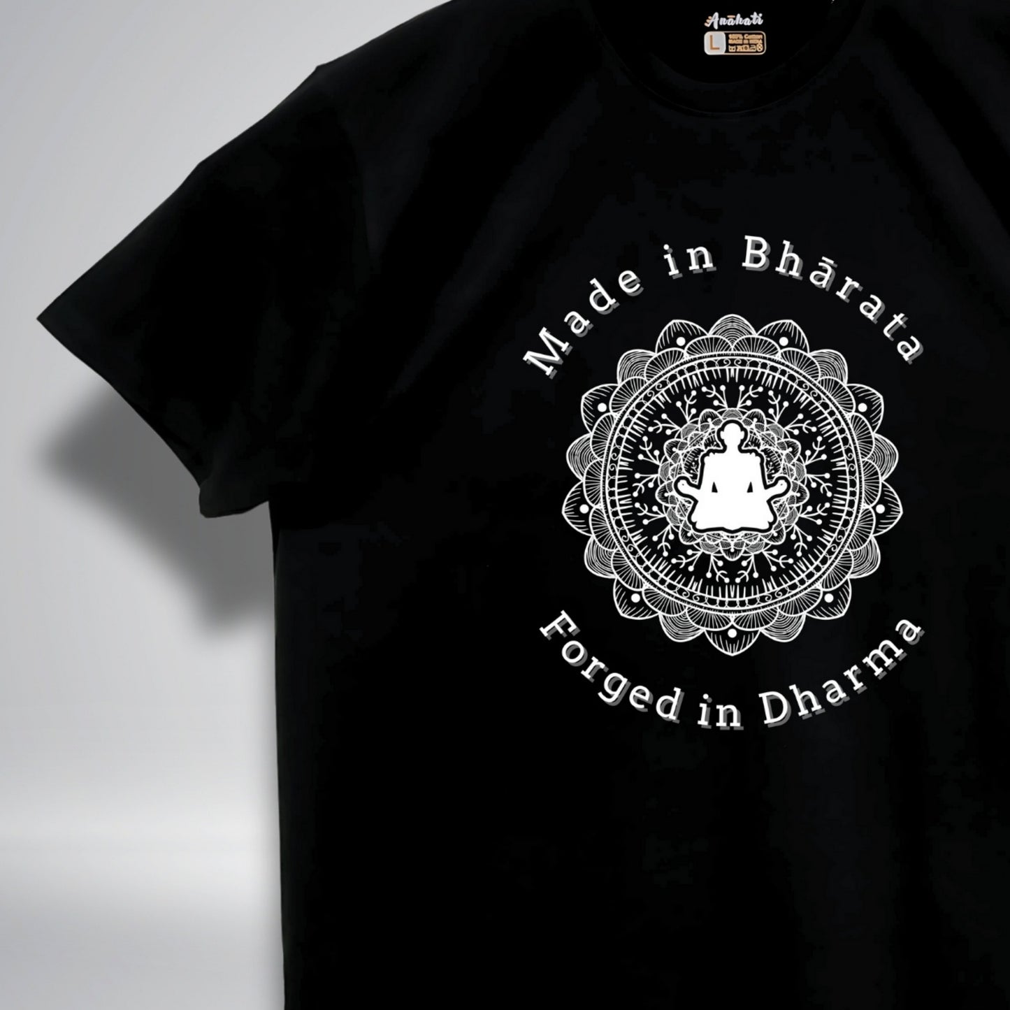 MADE IN BHARATA - Oversized | Premium Cotton T-Shirt | Unisex | Round Neck | Bio-Washed and Silicon-washed