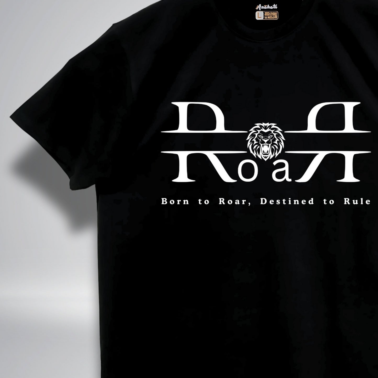ROAR - Oversized | Premium Cotton T-Shirt | Unisex | Round Neck | Bio-Washed and Silicon-washed