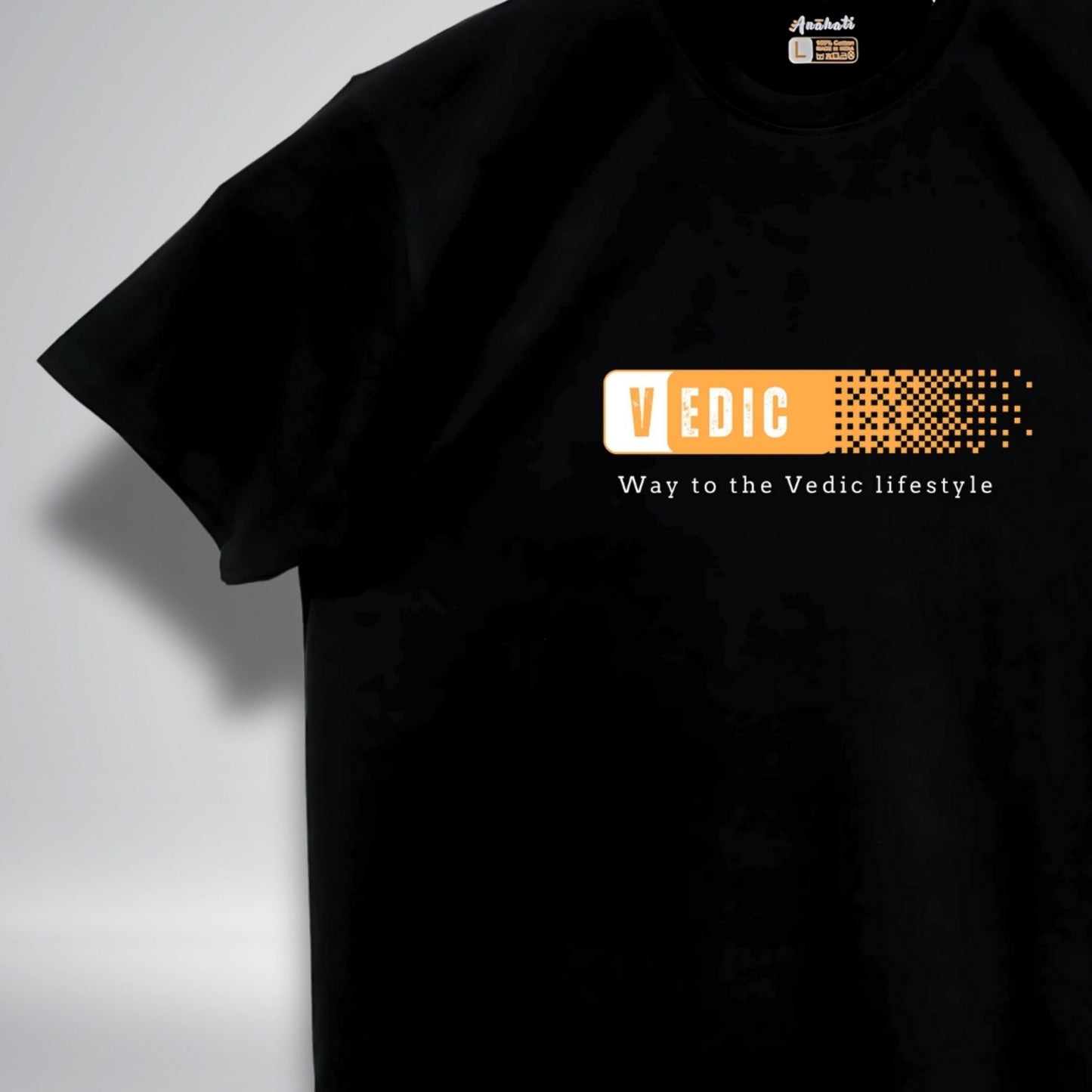 VEDIC LIFESTYLE -  Oversized | Premium Cotton T-Shirt | Unisex | Round Neck | Bio-Washed and Silicon-washed