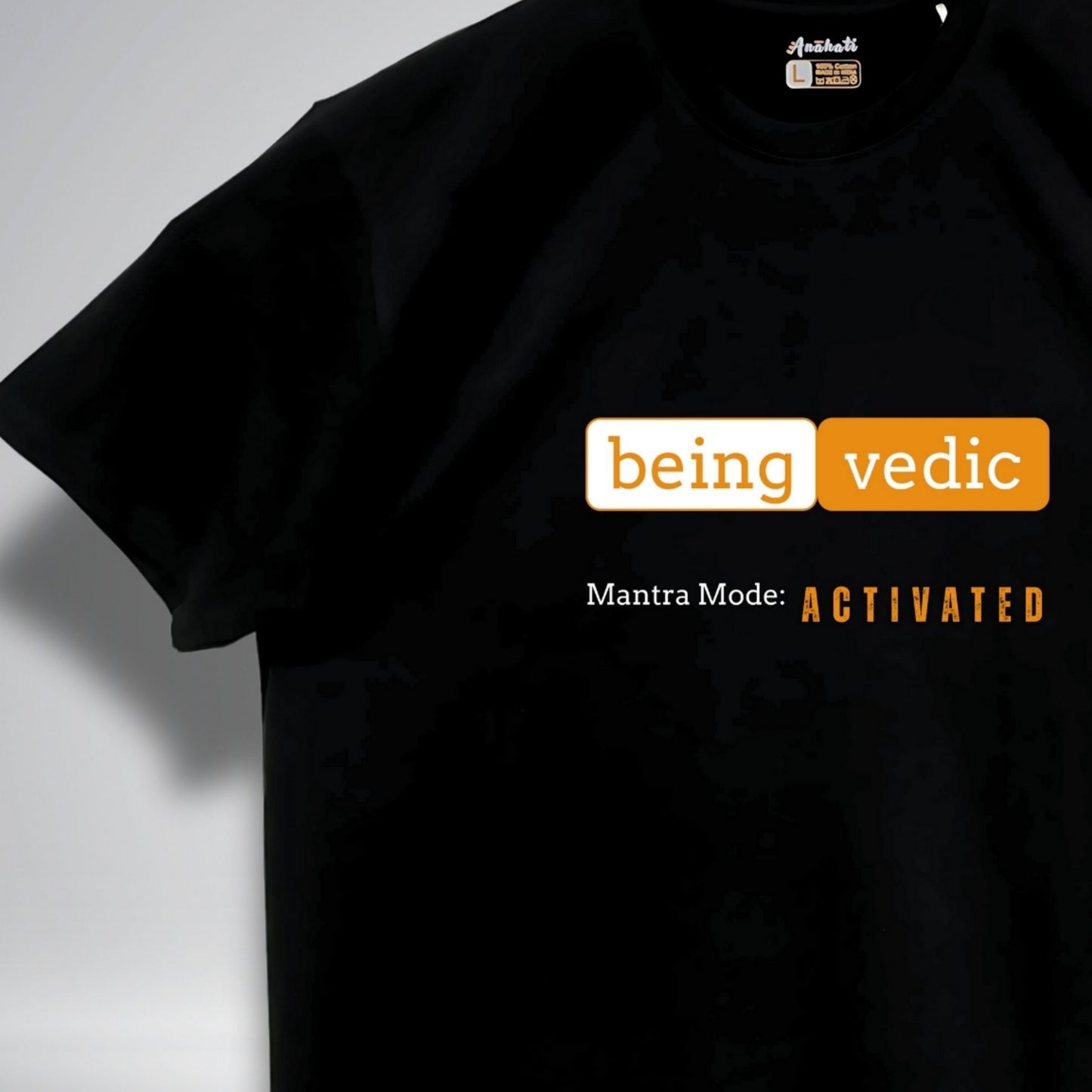 BEING VEDIC - Oversized | Premium Cotton T-Shirt | Unisex | Round Neck | Bio-Washed and Silicon-washed